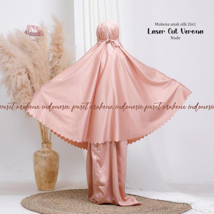 Mukena 2in1 Laser Cut Anak Verona Termurah
