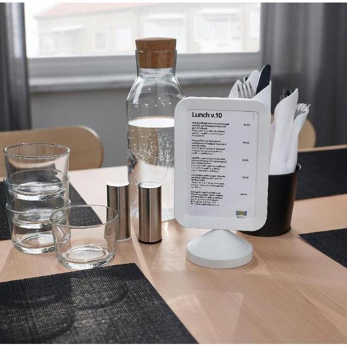 Bingkai Frame Foto Menu Meja Nomor Meja 2 Sisi Plastik 4R 10 x 15 cm