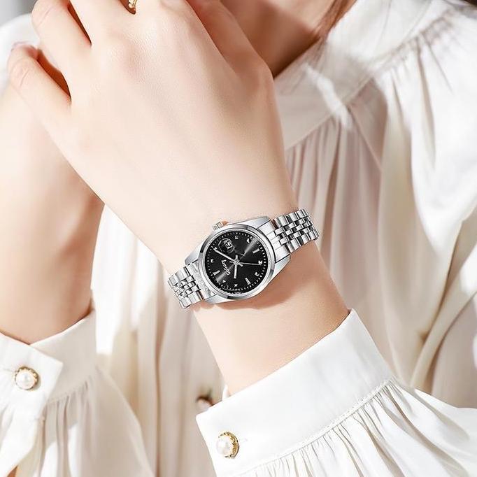 DF146 >> MOCCA Jam Tangan Wanita Terbaru GOGOEY KS01 Tanggal Aktif Anti Air Jamtangancantik