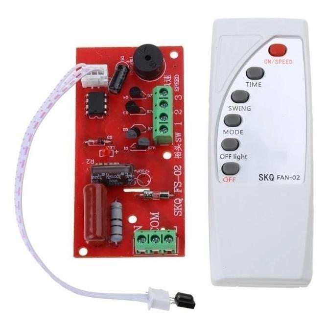 BOWATA Ready StockModul + Remot universal Kipas Angin Modul PCB KIPAS ANGIN YUNDAI / ARASHI / MASPIO