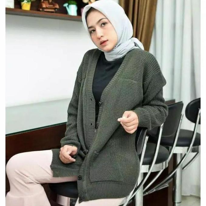 DV122 >> cardigan rajut wanita korean style import / cardigan rajut wanita model terbaru 2021 / baju