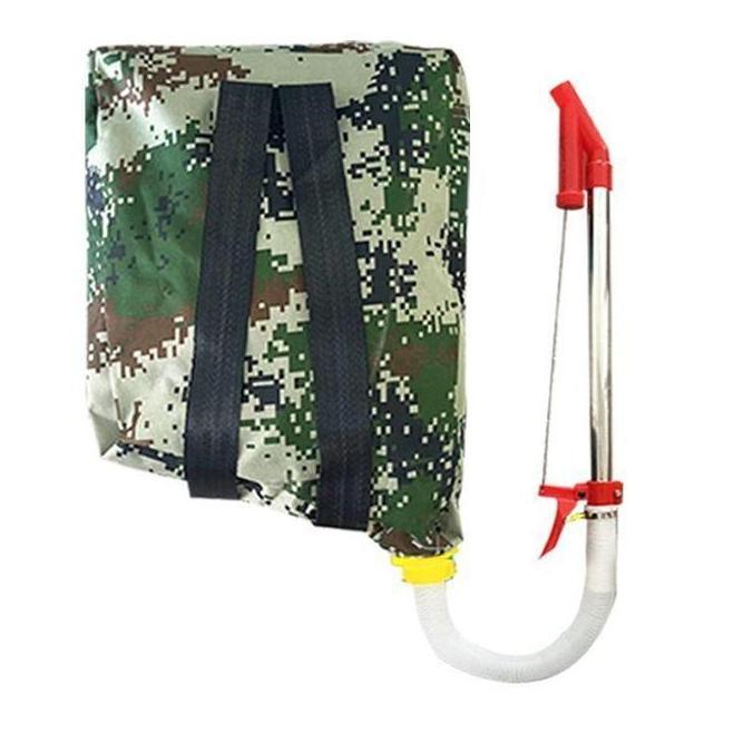 XARANA Alat Tabur Pupuk Padat Granul Kapasitas 25KG Tas Pupuk Gendong Model Ransel Kamuflase Tabur M