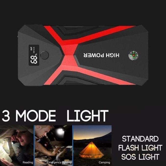 XARANA Jump Starter Aki Mobil Motor Power Bank 99800mah Jumper Aki Portable Jumper Aki Mobil Motor