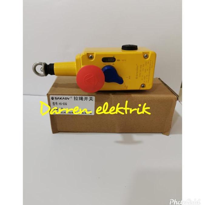 rope pull switch HS-93Q,2no+2nc