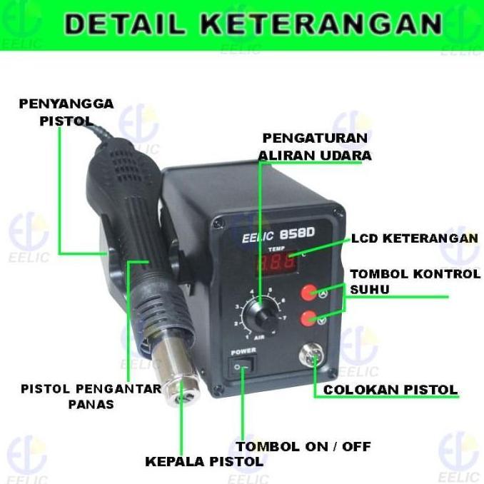 EELIC SOR-UAP858D SOLDER UAP / BLOWER 858D