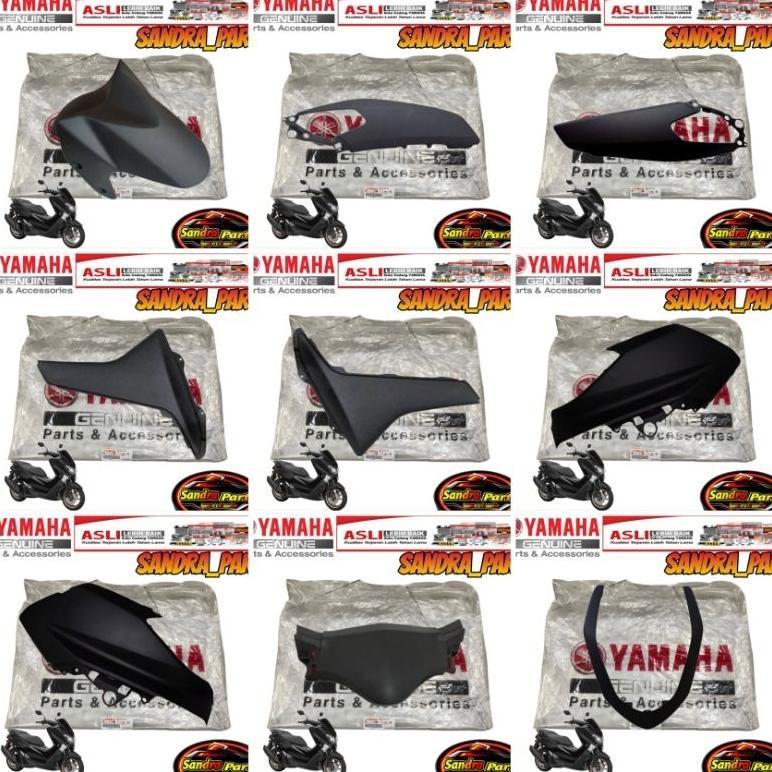 COVER FULL SET BODY HALUS YAMAHA NMAX OLD HITAM DOFF ORIGINAL