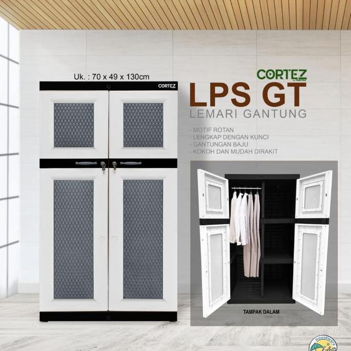 Lemari plastik gantung cortez