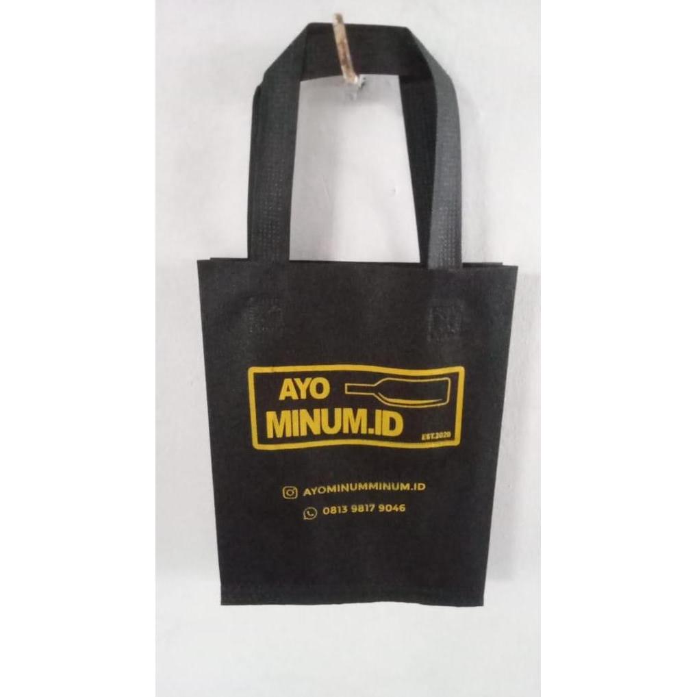 20x25x8 Tas Spunbon sablon Souvenir konter hp skin care optik kacamata