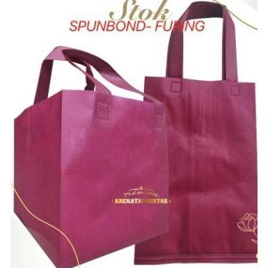 22x22x26 Tas spunbond nasi kotak / goodie bag box nasi