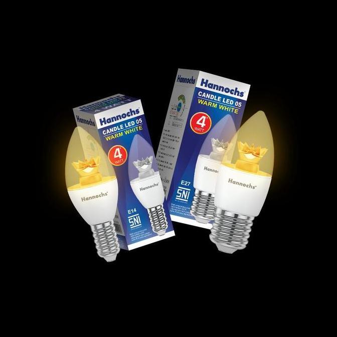 Hannochs Lampu Led Candle 05 E14 4Watt / Lampu Lilin Hanochs E14 4W LED 05