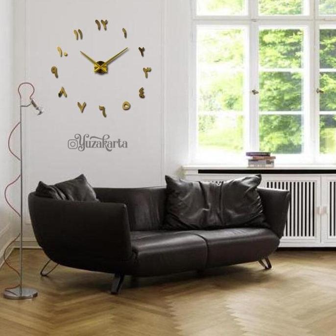 JAM DINDING JUMBO | HIJAIYAH DIY CLOCK ARABIC | RAKSASA ARAB BESAR