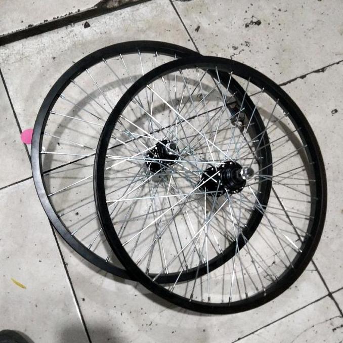 Velg Sepeda BMX Alloy 20 Inc Depan Belakang Anti Karat Kuat - Outdoor ZER