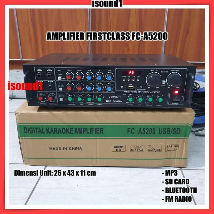 Ampli Firstclass Fc A5200 Amplifier Fca5200 Fc A 5200 Original Garansi 1 Tahun Forsale