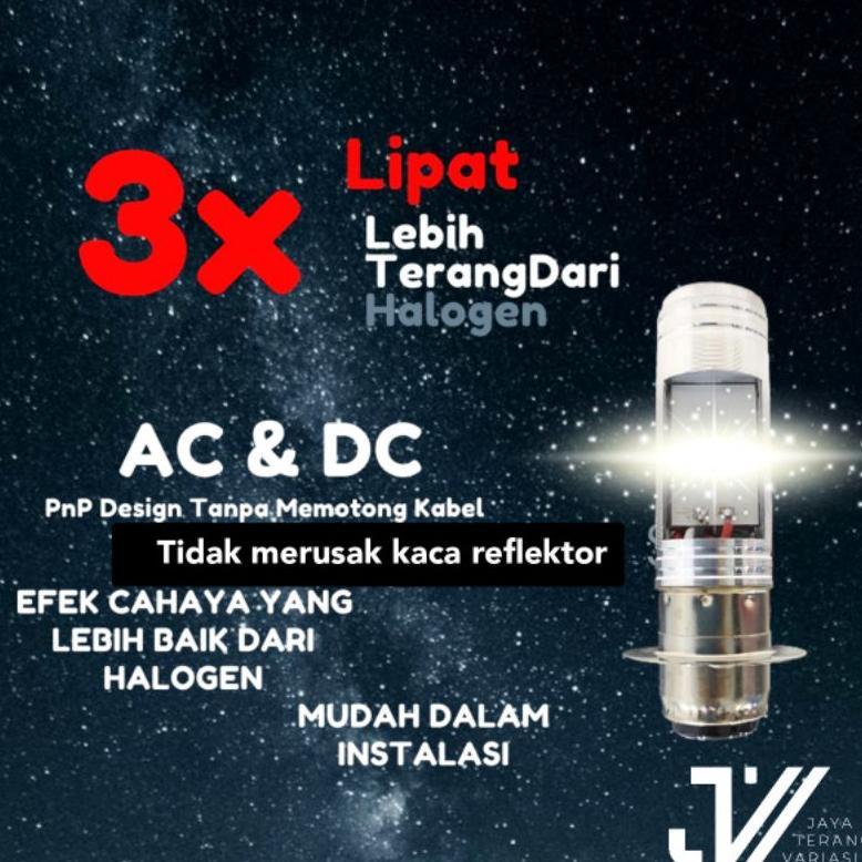 PROMO TERBARU Dop Depan LED bebek matic AC DC Putih / Lampu motor / Lampu depan Motor Led / Lampu Le