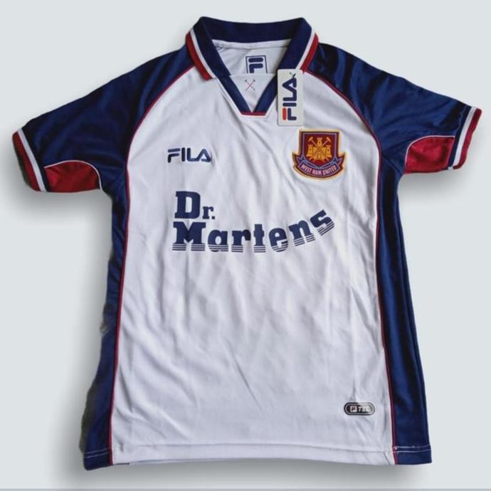 Jersey Retro West Ham Away 1999 Dr Martens AS