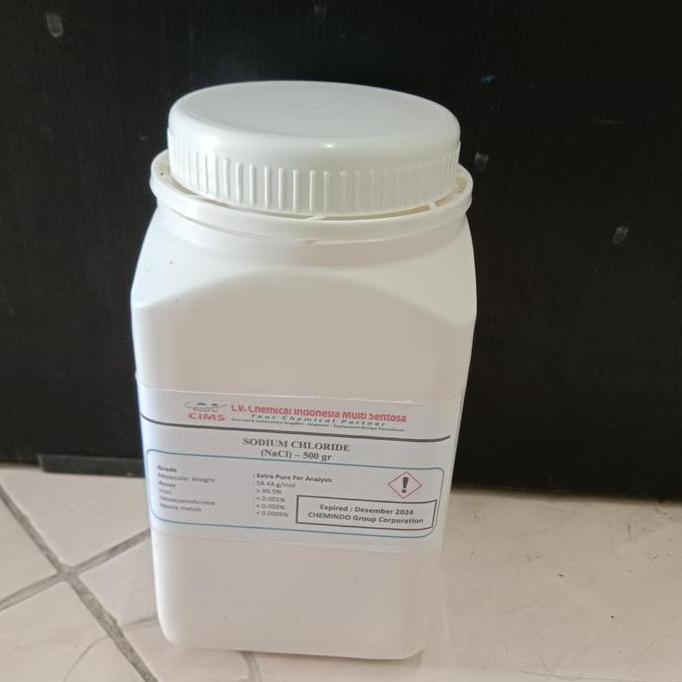 BEBAS ONGKIR - sodium chloride (Nacl) - 500gram