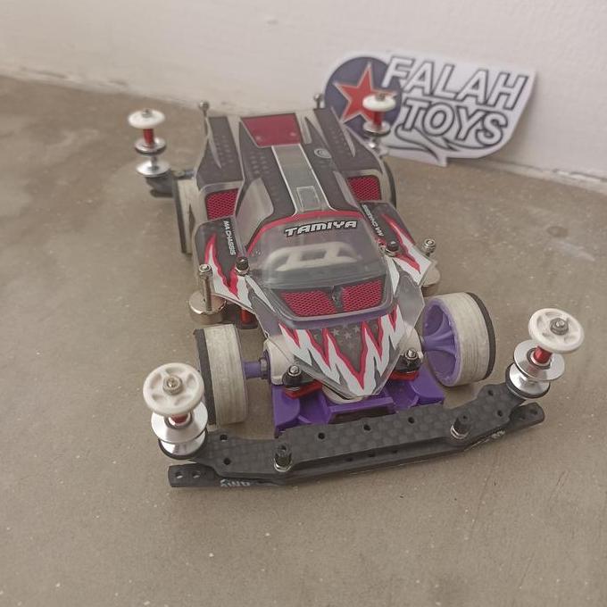 Tamiya RTR STO 50 Super II Chassis Rigid Carbon (Pajang + test Drive)
