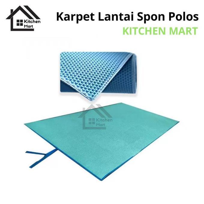 Tikar Karpet Tebal Bentol Matras Plastik Polos Spon Tebal Ukuran Besar