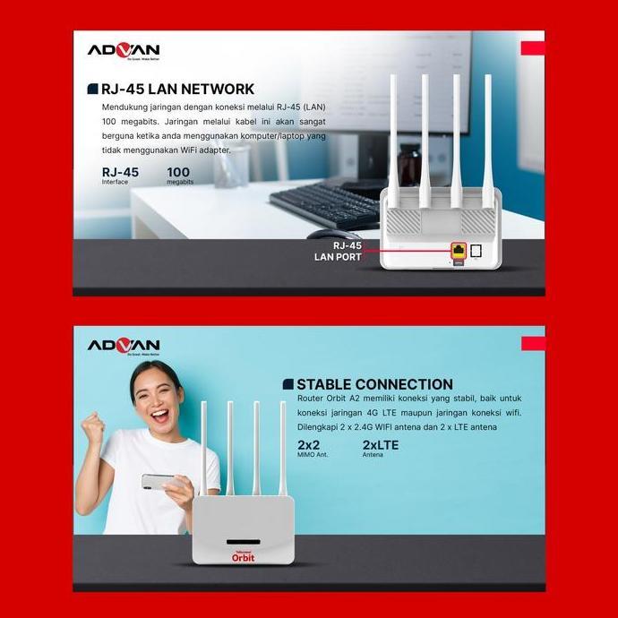 Modem Orbit Star A1 Telkomsel Orbit Mifi 4G Wifi Router Advan Modem Kualitas Terbaik Harga Termurah