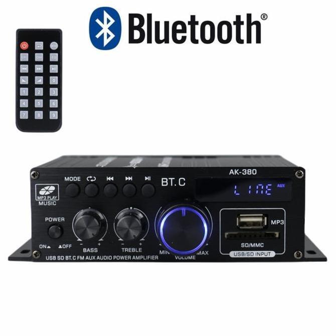 Amplifier Bluetooth Mobil Audio Power New Ak380 Amplifier Rumah Forsale