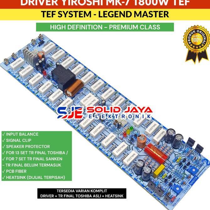 Kit Driver Profesional Amplifier Yiroshi Mk7 Mk 7 Legend Master Terbaru