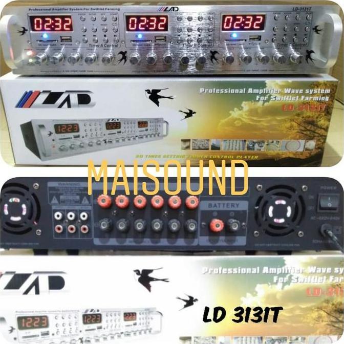 Amplifier Ampli Walet Lad Ld 3131T 6 Channel Ld 3131 T Restock