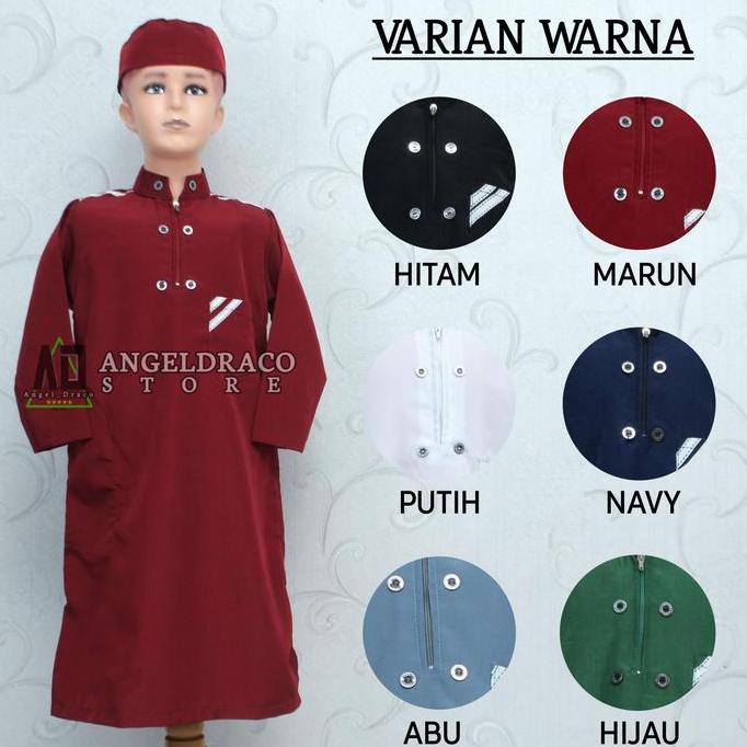 Baju Jubah Muslim Anak Laki Laki Gamis Muslim Anak Laki Laki