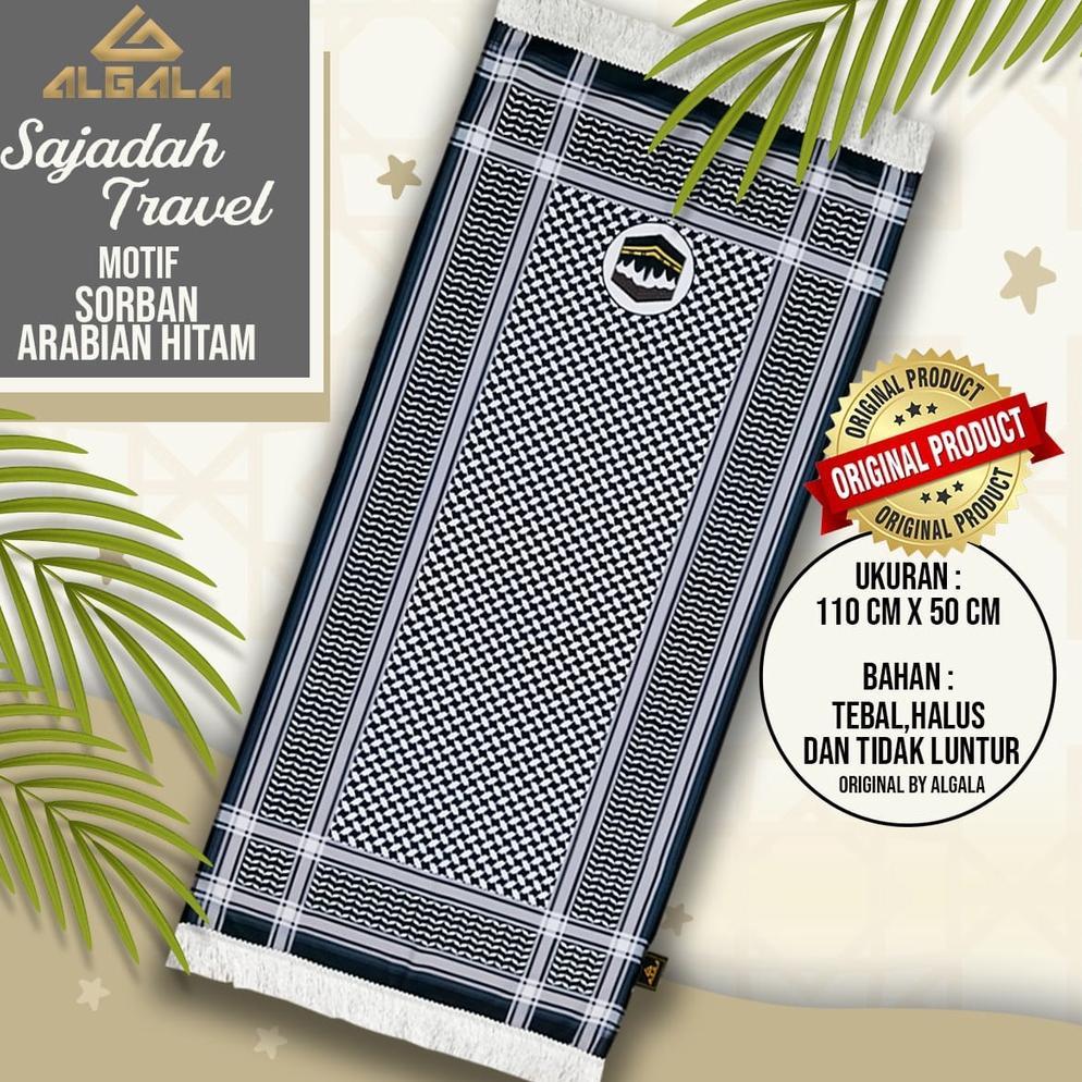Unik Sajadah Travel Algala Premium 110X50Cm Tebal