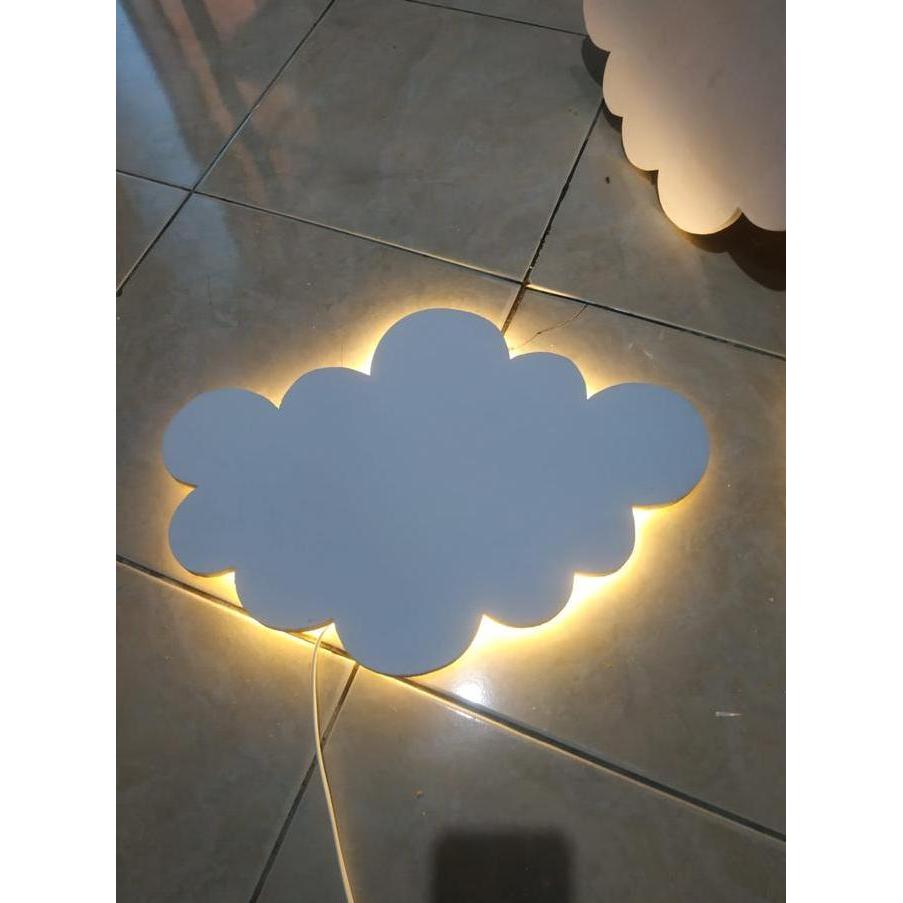 Termurah / Hot Sale Flash Sale Lampu Tidur Awan Kuning Aesthetic Anak Hiasan Dinding Lampu Tidur Kam