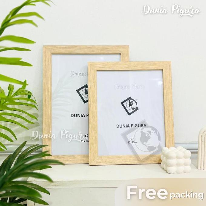 Bingkai Frame Photo A4 (21x30cm) & 8R/10R (20x25cm) - Pigura Foto plus kaca