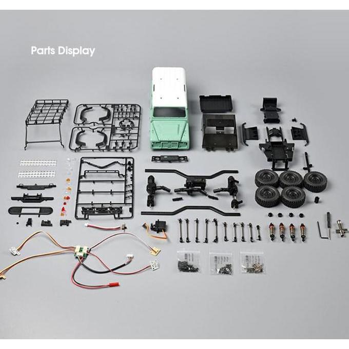 MN-111K D110 KIT METAL (GREEN) 1/18 4WD PORTAL RC ADV OFFROAD MN111