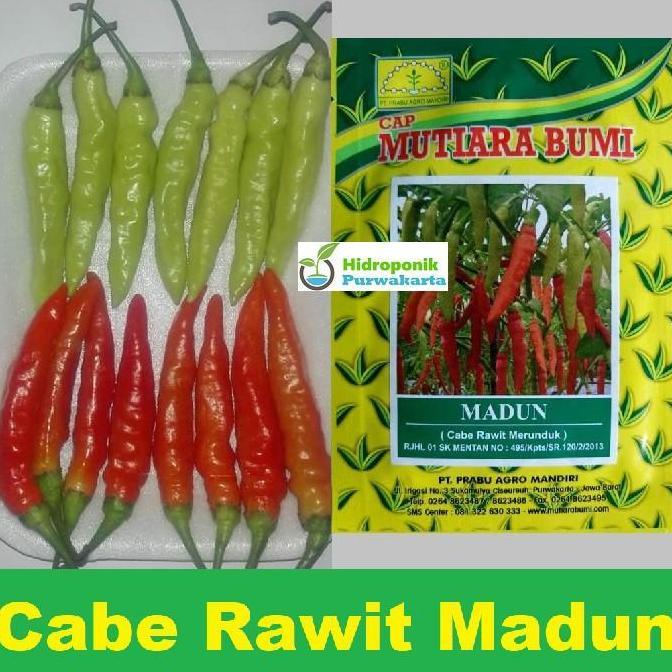 BENIH CABE CABAI RAWIT MADUN ISI 10 GRAM CAP MUTIARA BUMI