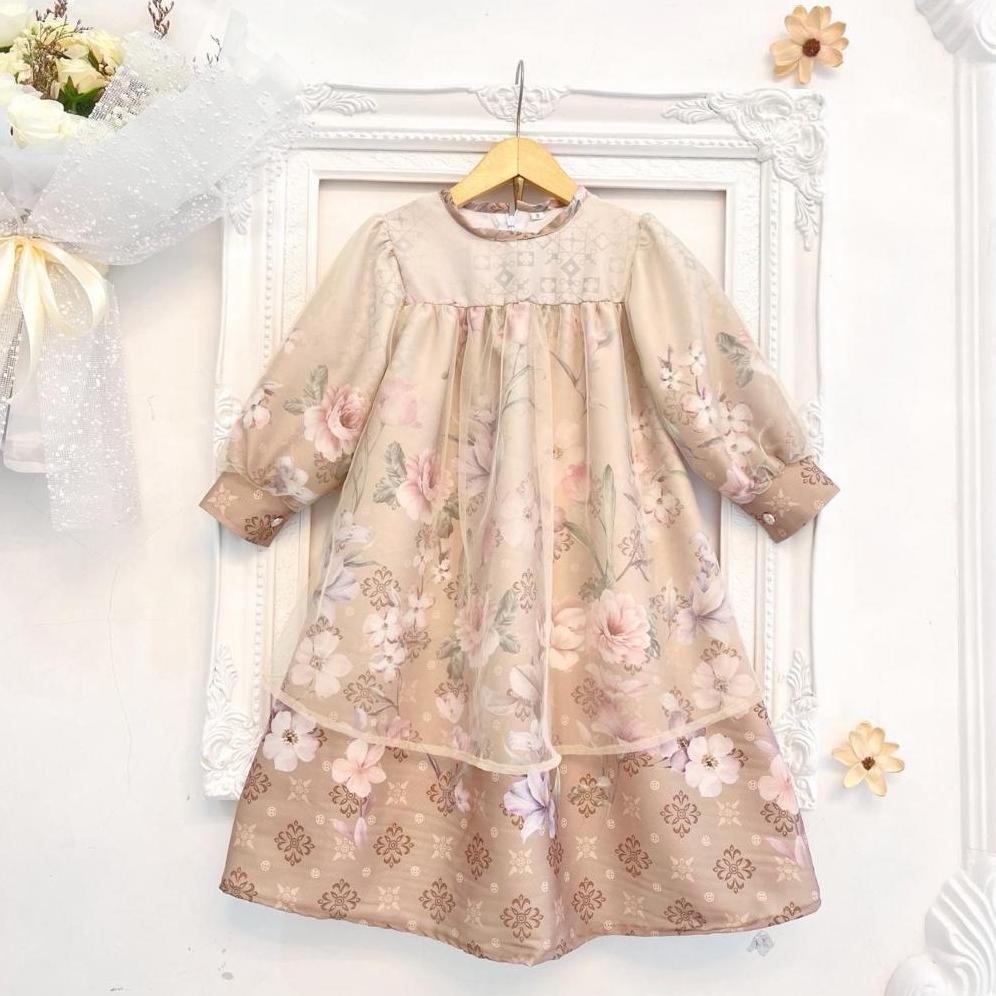 Premium Gamis Evaleria Gamis Couple Ibu Dan Anak Material Maxmara Mix Tule Untuk Anak Usia 1 Sampai 