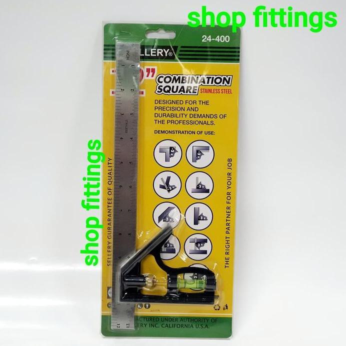 Ready Sellery 24 400 Siku Tukang Kombinasi 30cm Waterpass Combination Square