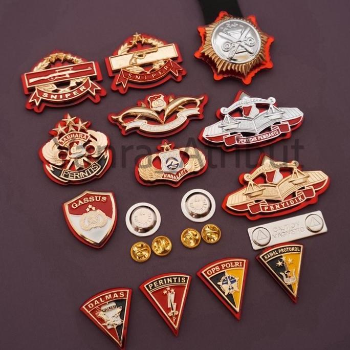 Pin Selam / Sniper Panjang / Penyidik / Sniper Pendek / Sar Rimba Laut / Penyidik Pembantu PPNS / Ga