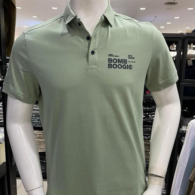 Kaos polo shirt merk bombboogie original new art