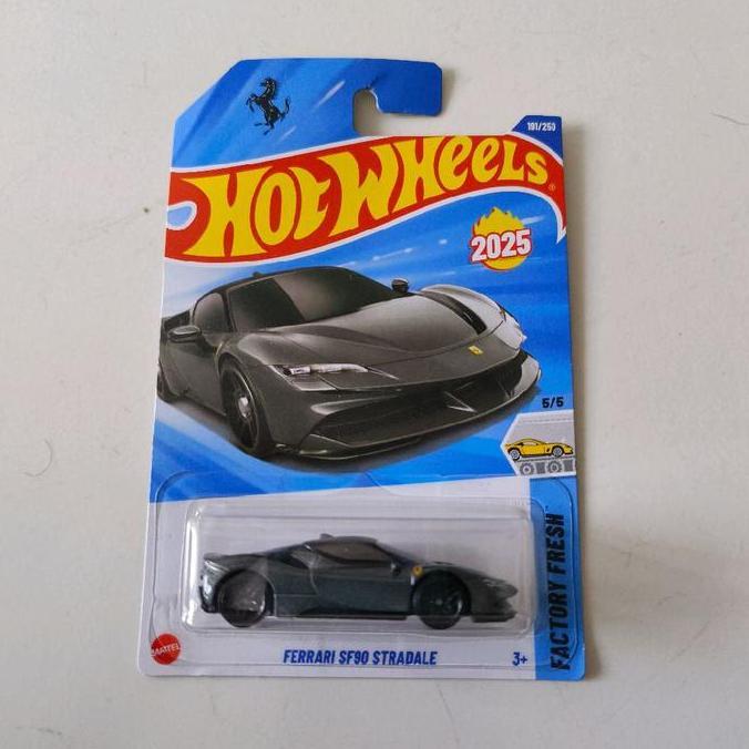 Hot Wheels Ferrari SF90 Stradale Lot Q 2025 -  Mainan Mobil Balap miniatur mini scale car toy weels 