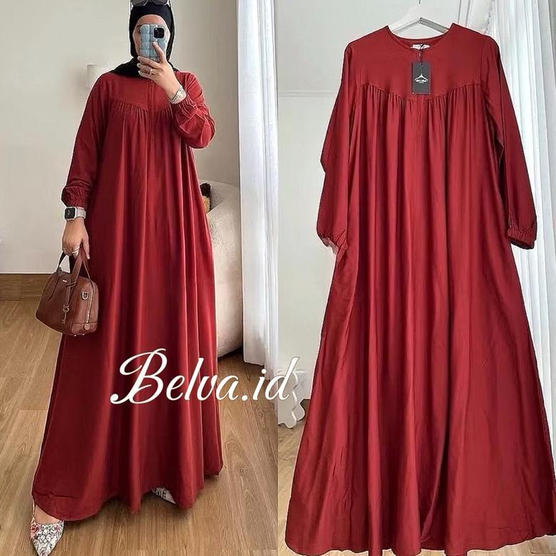Sale Gamis Polos Ld 130//140 Gamis Jumbo Semi Abaya Rayon Twill Nagita Jumbo Maxy Halwa Dress Super 