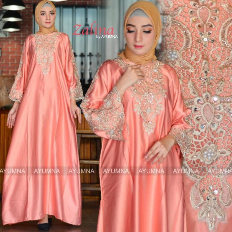 Kaftan Premium - Gamis Pesta Elegan Terbaru 2025 - Baju Muslim Wanita