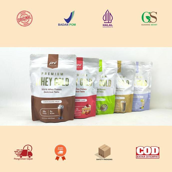 Manado Provus Premium Whey Gold 300 Gram Whey Protein Concentrate