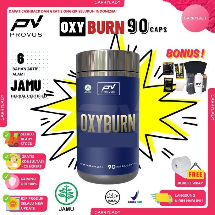 Provus Oxy Burn 90 Kapsul Caps Supplement Fitness