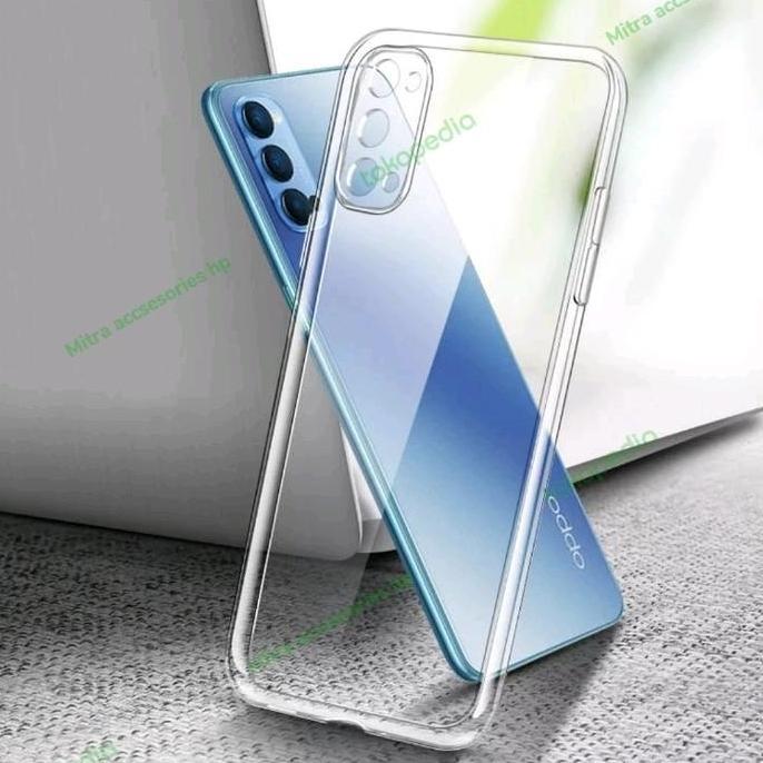 oppo reno 4 pro jelly clear ultra bening softcase - clear