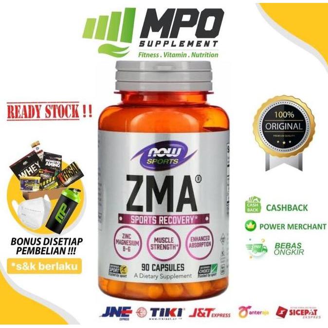 NOW Sports ZMA (90 caps) NOW Foods ZMA NOW ZMA Suplemen Recovery