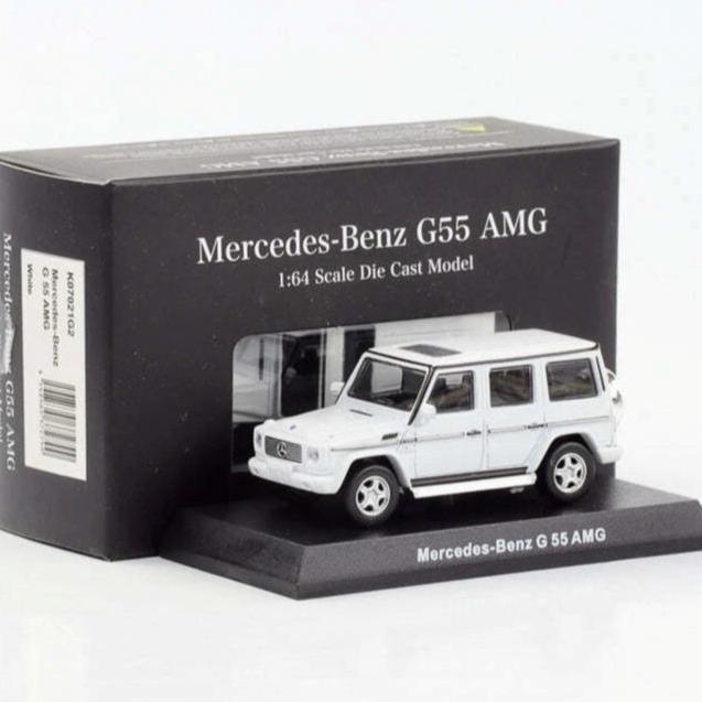 K07021G2 - KYOSHO Mercedes Benz G55 AMG White 1:64 Kyosho