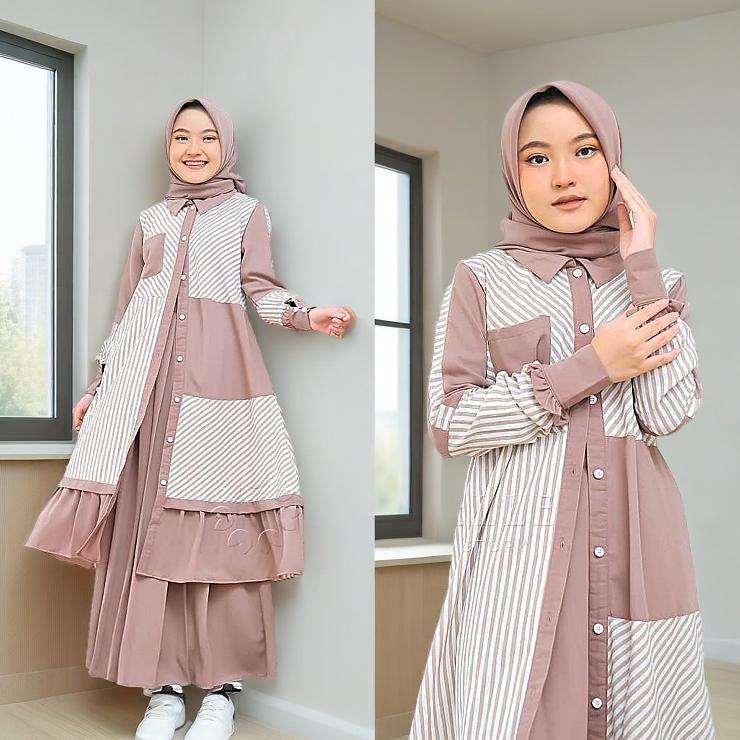 recommended gamis anak usia 8-12 tahun ashley kids model gamis anak terbaru 2021 kekinian