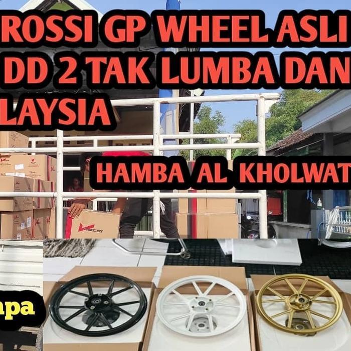 velg v rossi gp wheel whell satria lumba hiu double disc