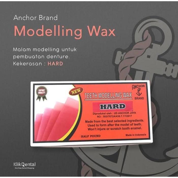 KLIK DENTAL Anchor Teeth Modeling Wax / Malam Merah