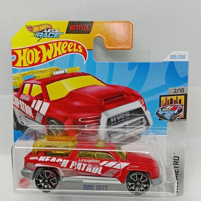 HotWheels SURF DUTY  BEACH PATROL SHORD CARD 97HL