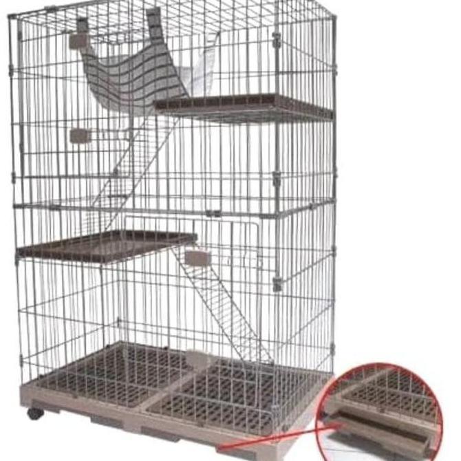 Kandang Kucing Oktagon C-360 Tinggat 3Lantai / Kandang Kucing Lucu