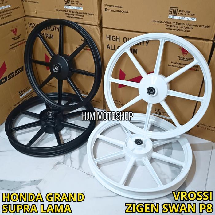 VELG RACING GRAND / SUPRA LAMA PALANG 8  DEPAN BELAKANG TROMOL VROSSI ZIGEN SWAN